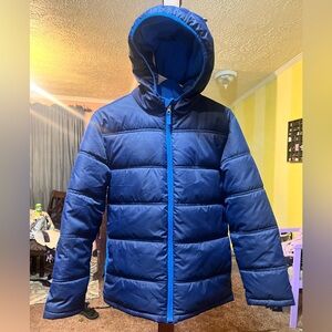 Size 14-16 blue puffer jacket